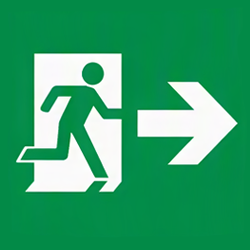 emergency exit sign